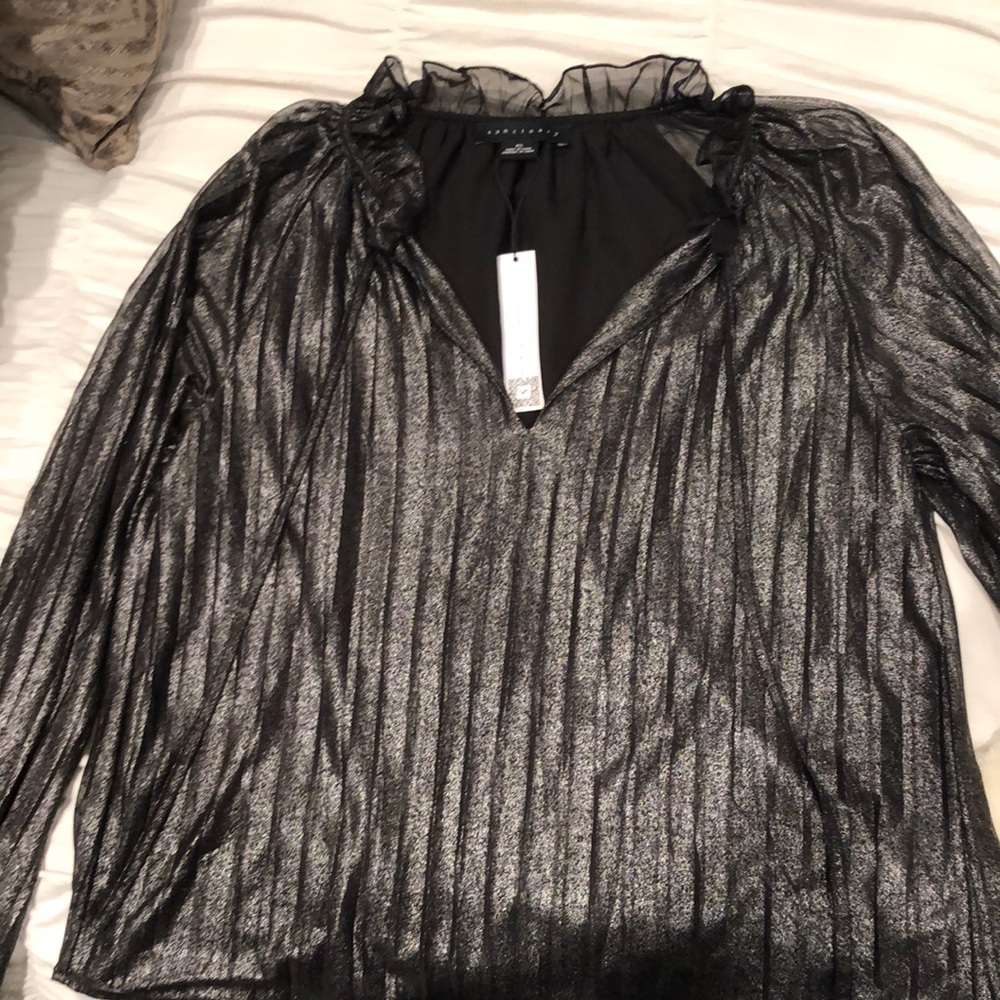Sanctuary metallic blouse